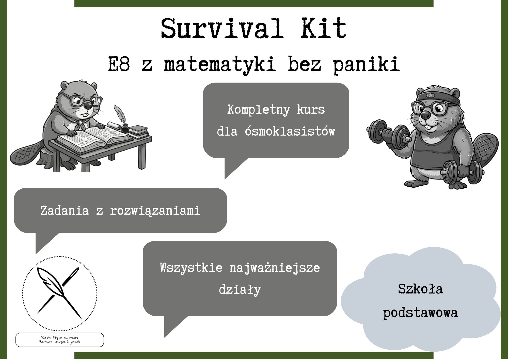 Zabezpieczone: Survival Kit: E8 z matematyki bez paniki
